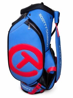 Scotty Cameron Blue Golf Stand Bag with Red Accents